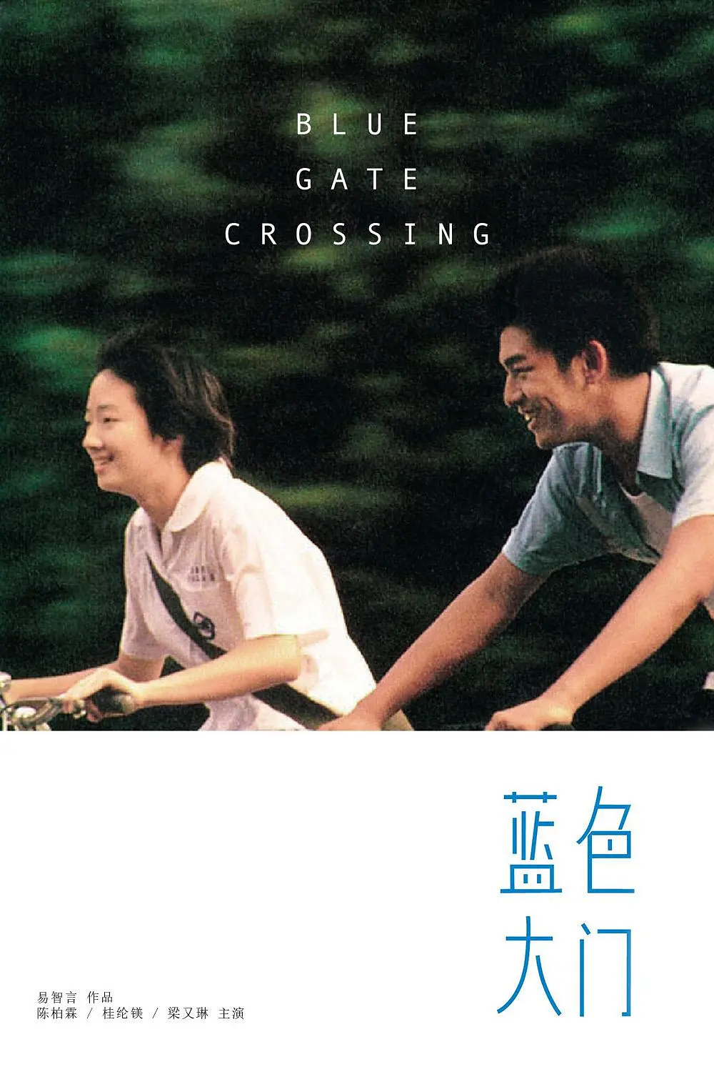 蓝色大门海报